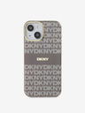 DKNY PC/TPU ponovljeni uzorak Tonal Stripe Magsafe stražnja maska ​​za iPhone 14 bež DKNY