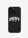 DKNY DKNY Liquid Silicone Arch Logo MagSafe stražnja maska ​​za iPhone 16 Pro crna