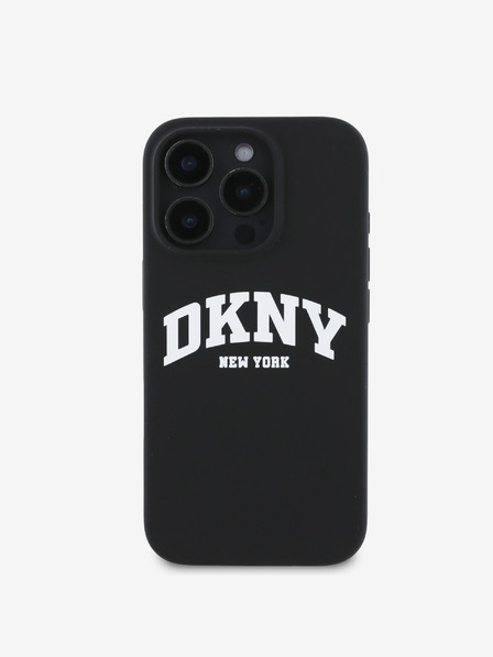 DKNY DKNY Liquid Silicone Arch Logo MagSafe stražnja maska ​​za iPhone 16 Pro crna