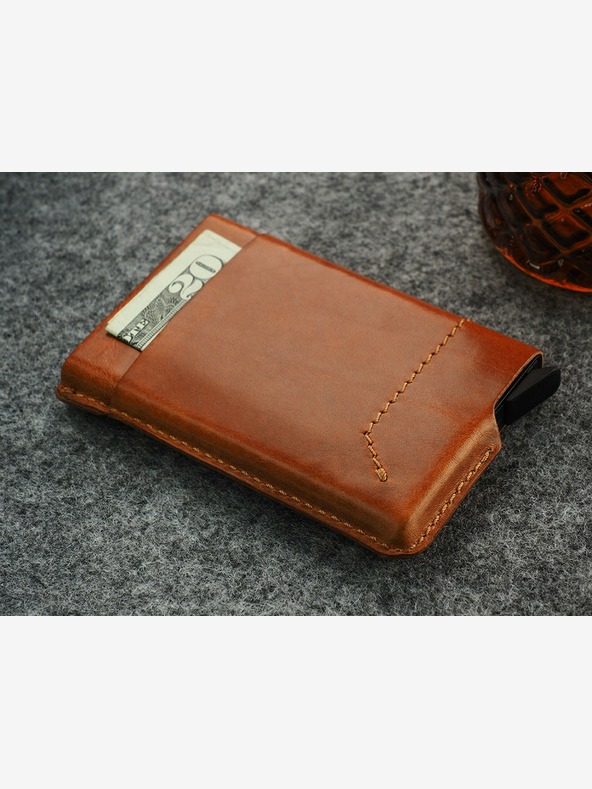 Pularys Pularys muški kožni novčanik Gobi svijetlo smeđi