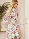 numoco Haljina s izrezom - šareni cvjetovi na svijetloj pozadini Numoco ZOE