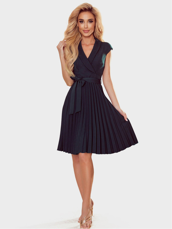 numoco Plisirana haljina s torba izrezom - zelena Numoco WENDY