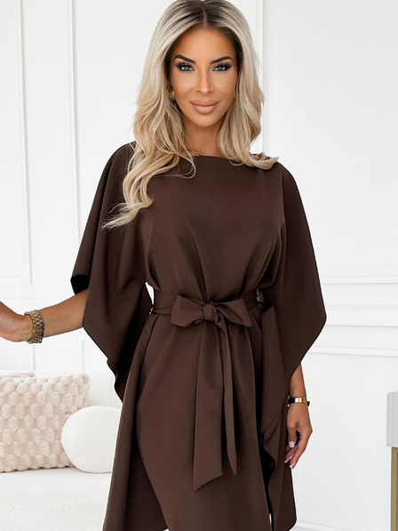 numoco Leptir haljina s vezicom u struku Numoco SOFIA