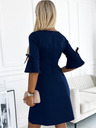numoco Haljina A kroja s mašnom - tamnoplava Numoco NEVA