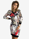 numoco Haljina s dekolteom i dugim rukavima - uzorak u boji Numoco ELVIRA
