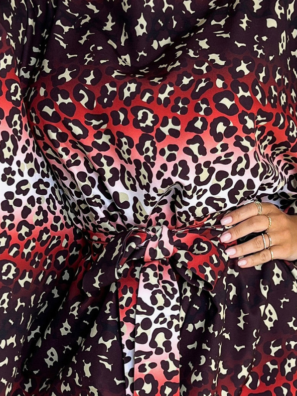 numoco Leptir haljina s vezicom u struku Numoco SOFIA