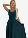 numoco Duga elegantna haljina s dekolteom - zelena Numoco CINDY