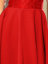 numoco Haljina sa čipkom - crvene boje Numoco MARTA