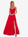 numoco Elegantna maxi haljina na bretele - crvena Numoco CHIARA