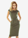 numoco Midi haljina SARA - kaki Numoco