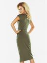 numoco Midi haljina SARA - kaki Numoco