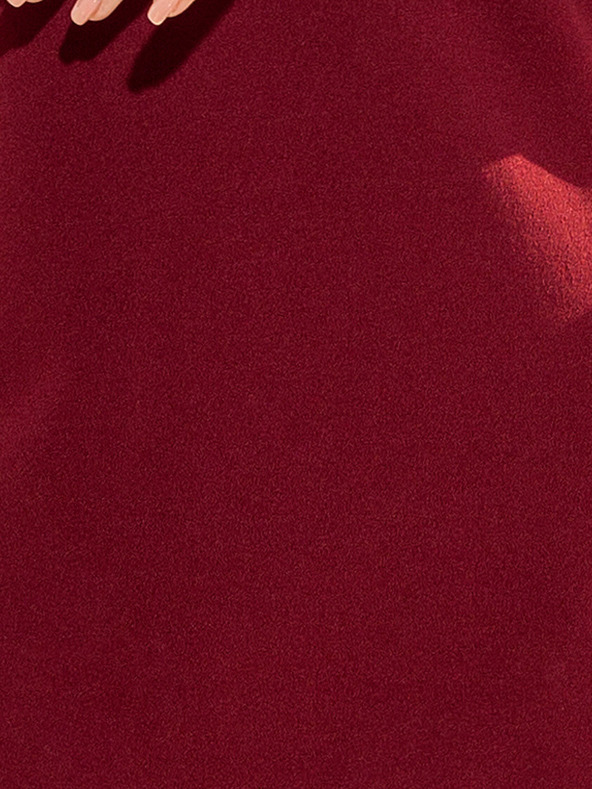 numoco Haljina sa čipkom na rukavima - bordo boja Numoco MARGARET