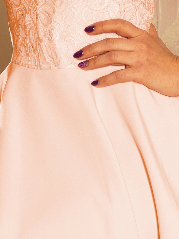 numoco Haljina s čipkom - breskva Numoco MARTA