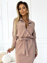 numoco Haljina s džepovima - bež Numoco CAMILLE