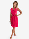 numoco Plisirana haljina s torba izrezom - boja maline Numoco WENDY