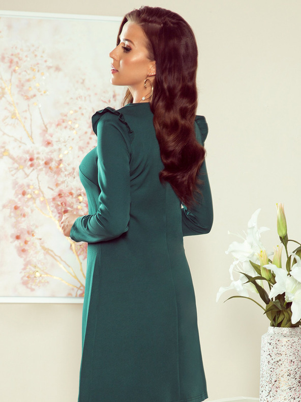 numoco Haljina A kroja s volanima - zelena Numoco NELL