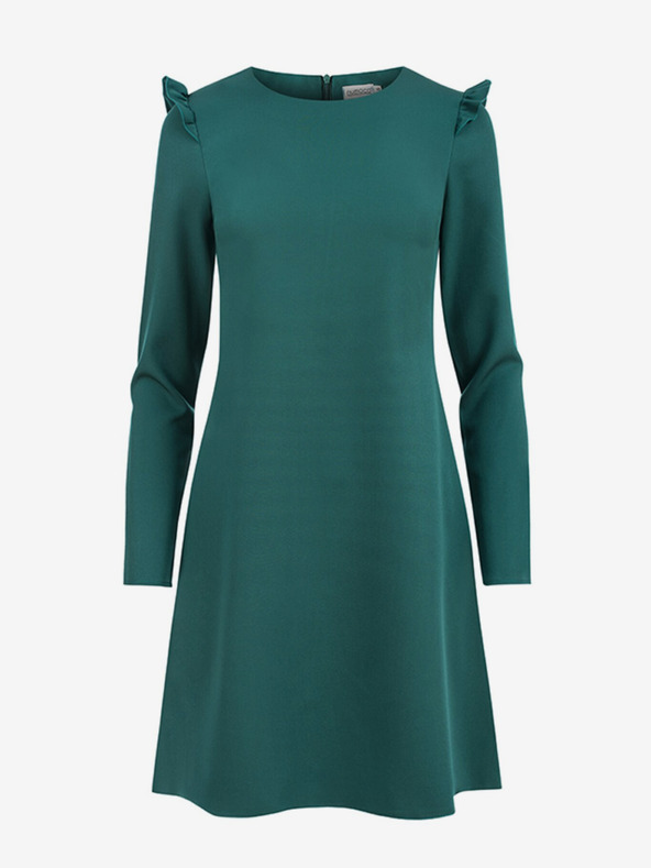 numoco Haljina A kroja s volanima - zelena Numoco NELL