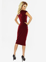 numoco SARA midi haljina - bordo boja Numoco