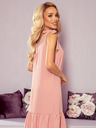 numoco Haljina s mašnama na ramenima - puder roza Numoco ROSITA
