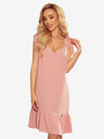numoco Haljina s mašnama na ramenima - puder roza Numoco ROSITA