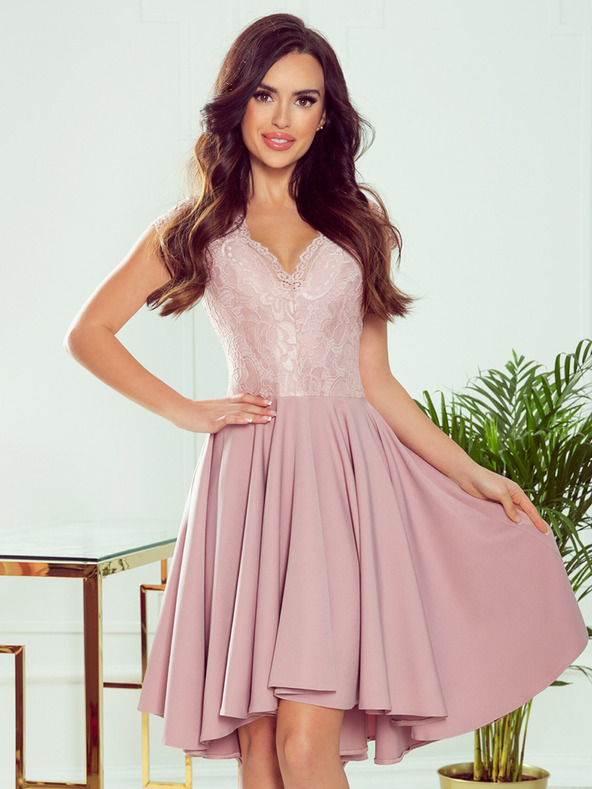 numoco Ekskluzivna haljina s čipkom - roza Numoco PATRICIA