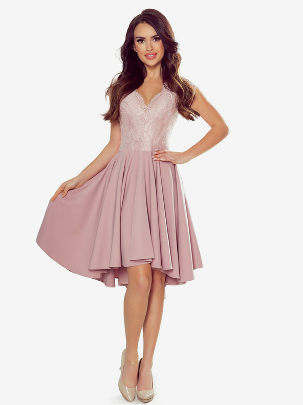 numoco Ekskluzivna haljina s čipkom - roza Numoco PATRICIA