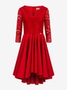 numoco Ekskluzivna haljina s čipkom - crvena Numoco NICOLLE