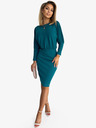 numoco Haljina na pruge s manžetama na rukavima - boja mora Numoco LARA