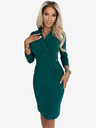 numoco Elegantna haljina s dekolteom - zelena Numoco KELLY