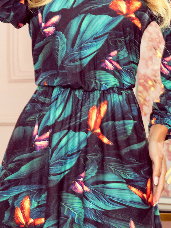 numoco Haljina s dekolteom i volanom Numoco CORA