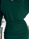 numoco Haljina s manžetama na rukavima - zelena Numoco LARA