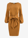 numoco Udobna haljina na vezanje u struku - karamel Numoco JENNY