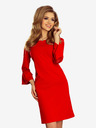 numoco Haljina s čipkom na rukavima - crvena Numoco MARGARET