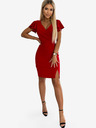 numoco Haljina s širokim dekolteom - Red Numoco NINA