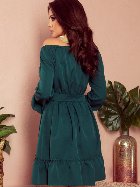 numoco Haljina s volanima - zelena Numoco DAISY