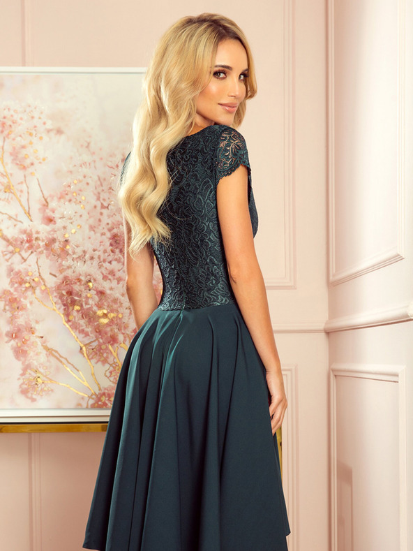 numoco Ekskluzivna haljina sa čipkom - zelene boje Numoco PATRICIA