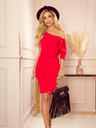 numoco Haljina s kratkim rukavima - Red Numoco CASSIE