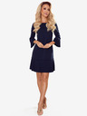 numoco Plisirana udobna haljina - Tamno plava Numoco LUCY