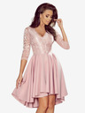 numoco Ekskluzivna haljina s čipkom - puder roza Numoco NICOLLE