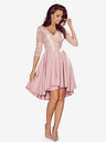 numoco Ekskluzivna haljina s čipkom - puder roza Numoco NICOLLE