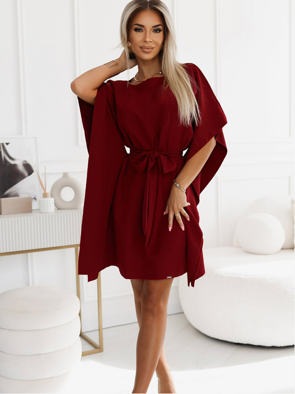 numoco Leptir haljina s vezicom u struku Numoco SOFIA