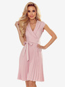 numoco Plisirana haljina s torba izrezom - puder roza Numoco WENDY