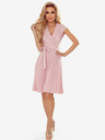 numoco Plisirana haljina s torba izrezom - puder roza Numoco WENDY