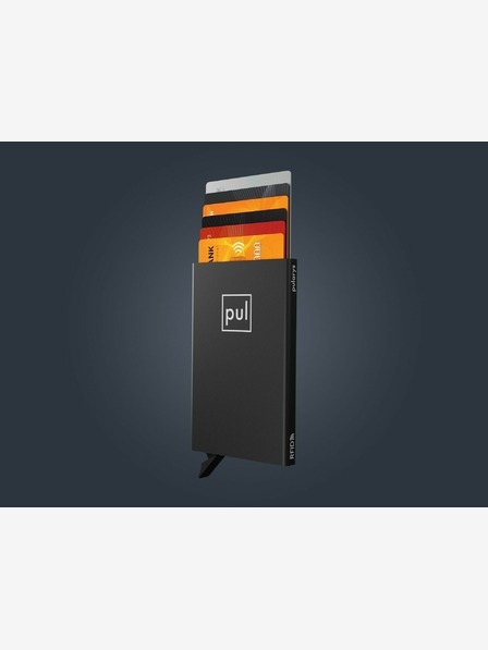 Pularys Pularys torbica za dokumente crna, aluminij