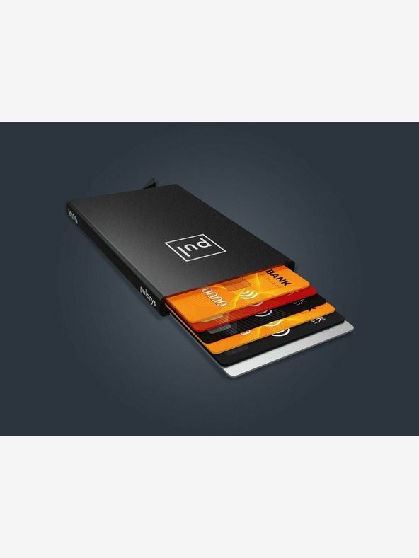 Pularys Pularys torbica za dokumente crna, aluminij