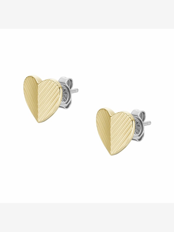 Fossil Ženske pozlaćene naušnice Fossil JF04654710