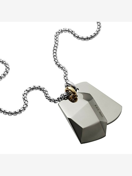 Diesel Muška čelična ogrlica Diesel DX1143040