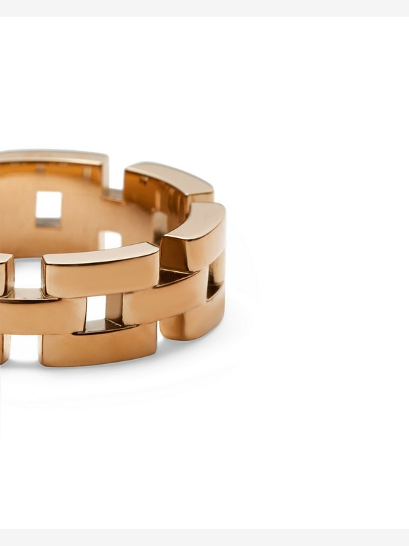 Daniel Wellington Daniel Wellington prsten od ružičastog zlata od čelika 3-Link