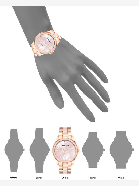 Anne Klein Ženski okrugli sat Anne Klein AK/ 4120BHRG