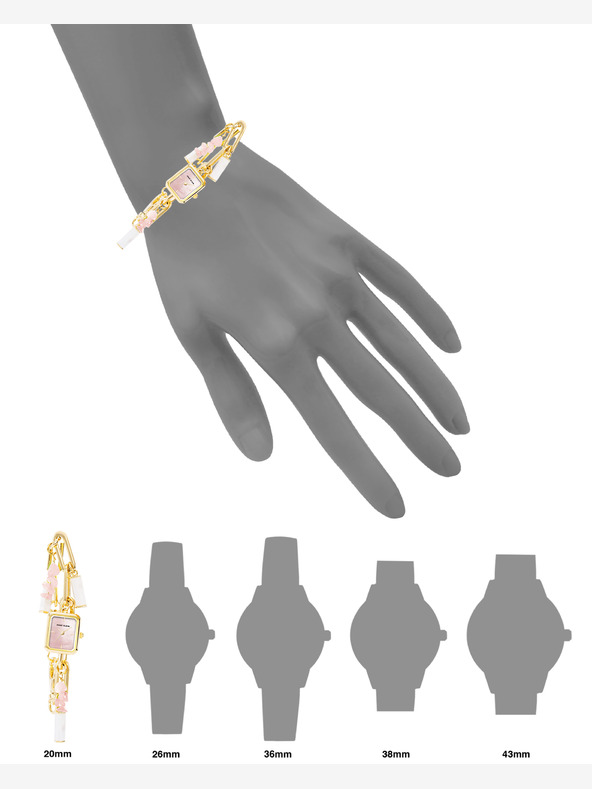 Anne Klein Anne Klein ženski četvrtasti sat AK/ 4108RQCH